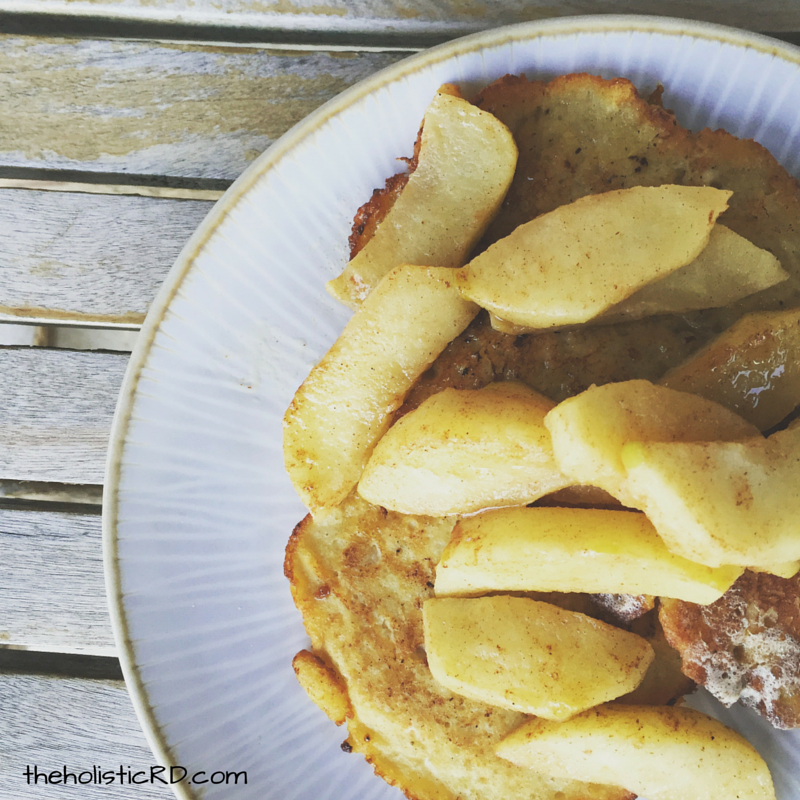 Banana pancakes, RESTART®- approved -- The Holistic Dietitian